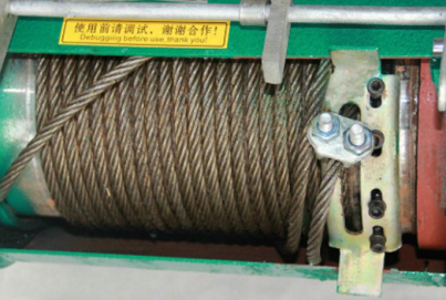 钢丝绳电动葫芦如何固定钢丝绳
